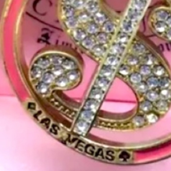 JUICY COUTURE PAVE DOLLAR SIGN LAS VEGAS SPINNER CHARM - Picture 5 of 5